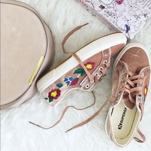 SOLD SUPERGA velvet sneakers